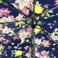 2020 Proveedor chino personalizado Super Mini Versión Blue Flowers 3 veces paraguas para regalo